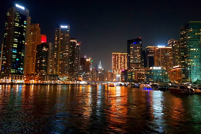 Dubai Marina boat trip
