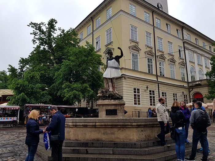 Fountain Amphitrite Lviv